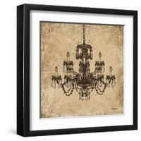 Vintage Chandelier I-Todd Williams-Framed Art Print