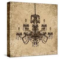 Vintage Chandelier I-Todd Williams-Stretched Canvas