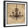 Vintage Chandelier I-Todd Williams-Framed Art Print