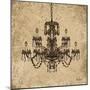 Vintage Chandelier I-Todd Williams-Mounted Art Print