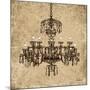 Vintage Chandelier II-Todd Williams-Mounted Art Print