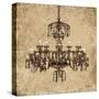 Vintage Chandelier II-Todd Williams-Stretched Canvas