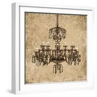 Vintage Chandelier II-Todd Williams-Framed Art Print