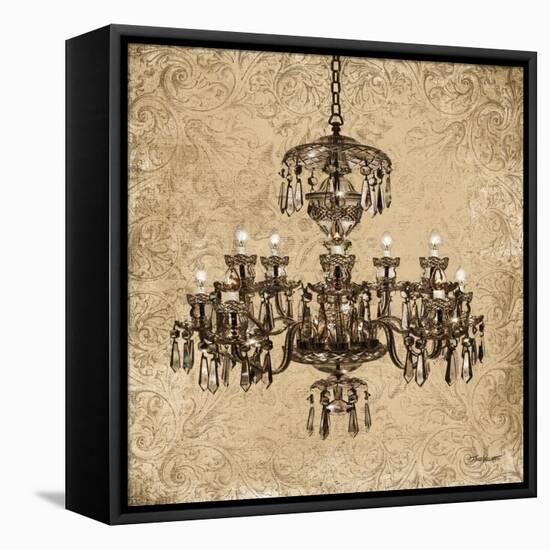 Vintage Chandelier II-Todd Williams-Framed Stretched Canvas