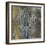 Vintage Chandelier II-Silvia Vassileva-Framed Art Print