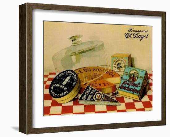 Vintage Cheese - Fromage-null-Framed Giclee Print