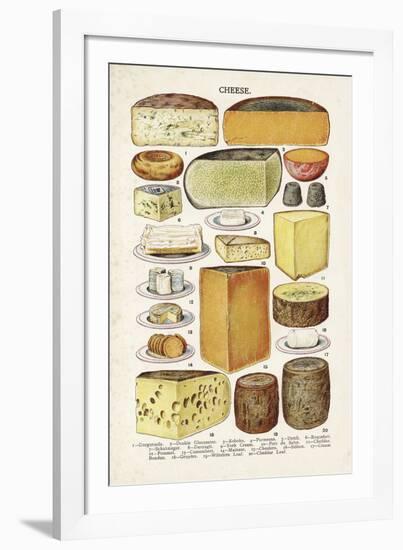 Vintage Cheese-The Vintage Collection-Framed Giclee Print