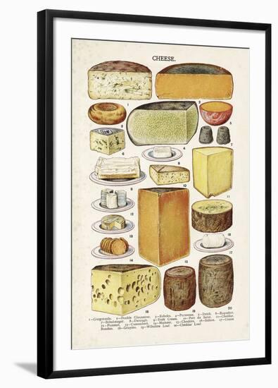 Vintage Cheese-The Vintage Collection-Framed Giclee Print