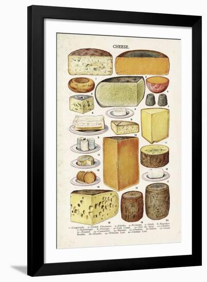 Vintage Cheese-The Vintage Collection-Framed Giclee Print