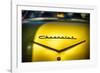 Vintage Chevrolet Trunk with Emblem-George Oze-Framed Photographic Print