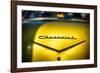 Vintage Chevrolet Trunk with Emblem-George Oze-Framed Photographic Print