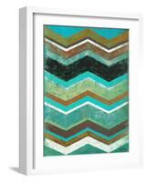 Vintage Chevron I-Michael Marcon-Framed Art Print