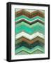 Vintage Chevron II-Michael Marcon-Framed Art Print