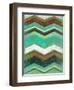 Vintage Chevron II-Michael Marcon-Framed Art Print