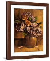 Vintage Chic Roses II-Linda Hanly-Framed Art Print