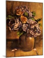 Vintage Chic Roses II-Linda Hanly-Mounted Art Print