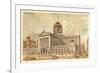 Vintage Chicago Post Office-null-Framed Art Print