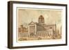 Vintage Chicago Post Office-null-Framed Art Print