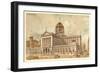 Vintage Chicago Post Office-null-Framed Art Print