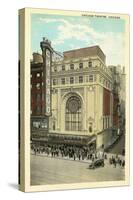 Vintage Chicago Theater-null-Stretched Canvas