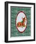 Vintage Christmas Deer-Effie Zafiropoulou-Framed Premium Giclee Print