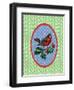 Vintage Christmas Robin-Effie Zafiropoulou-Framed Premium Giclee Print