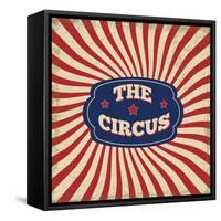 Vintage Circus Background-radubalint-Framed Stretched Canvas