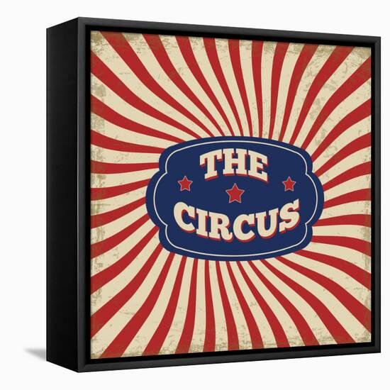 Vintage Circus Background-radubalint-Framed Stretched Canvas