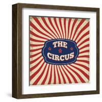 Vintage Circus Background-radubalint-Framed Art Print