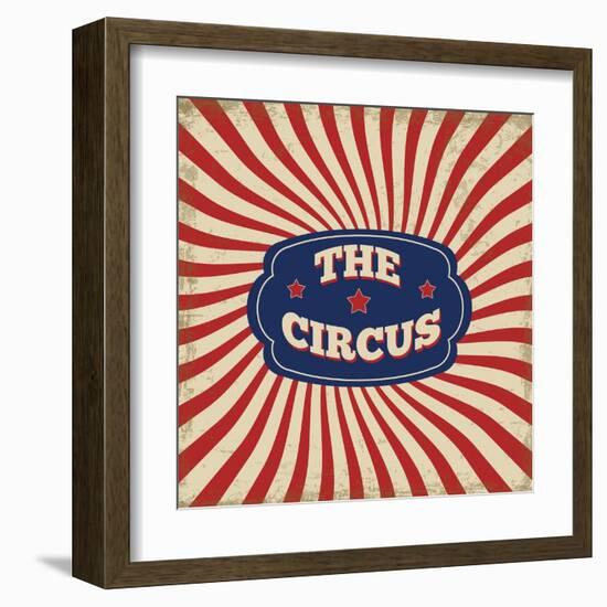 Vintage Circus Background-radubalint-Framed Art Print