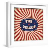 Vintage Circus Background-radubalint-Framed Art Print