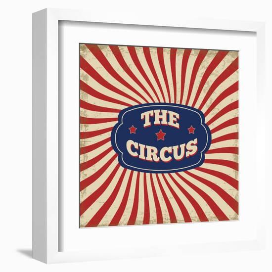 Vintage Circus Background-radubalint-Framed Art Print