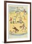 Vintage Circus Toys-null-Framed Art Print