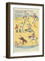 Vintage Circus Toys-null-Framed Art Print