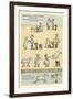 Vintage Circus Toys-null-Framed Art Print