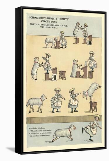 Vintage Circus Toys-null-Framed Stretched Canvas