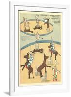 Vintage Circus Toys-null-Framed Art Print
