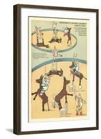 Vintage Circus Toys-null-Framed Art Print