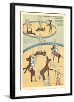 Vintage Circus Toys-null-Framed Art Print