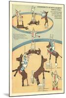 Vintage Circus Toys-null-Mounted Art Print