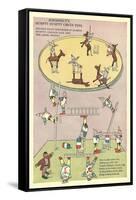 Vintage Circus Toys-null-Framed Stretched Canvas