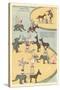 Vintage Circus Toys-null-Stretched Canvas