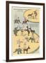 Vintage Circus Toys-null-Framed Art Print