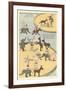 Vintage Circus Toys-null-Framed Art Print