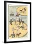 Vintage Circus Toys-null-Framed Art Print