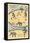 Vintage Circus Toys-null-Framed Stretched Canvas