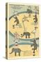 Vintage Circus Toys-null-Stretched Canvas