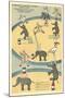 Vintage Circus Toys-null-Mounted Art Print