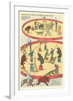 Vintage Circus Toys-null-Framed Art Print