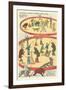 Vintage Circus Toys-null-Framed Art Print